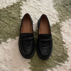 Madewell Bradley Lugsole Loafer in Leather - Size 6, Black